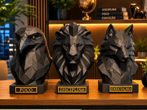 KIT DECORAÇÃO DISCIPLINA FOCO EXECUÇÃO 15 CM